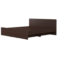 ESTRE Freesia King Size Bed In Dark Acacia Colour