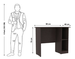 ESTRE Carnation Study Table In Wenge Colour