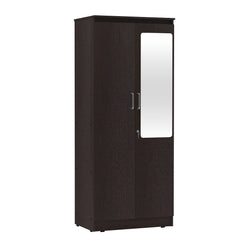 ESTRE Jasmine 2 Door Wardrobe With Mirror In Wenge Colour