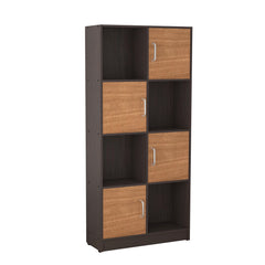 ESTRE Petunia Book Shelf In Wenge With Urban Teak Colour