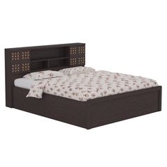 ESTRE Primrose King Size Bed With Storage In Wenge Colour