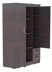 ESTRE Geranium 3 Door Wardrobe In Choca Maple Colour