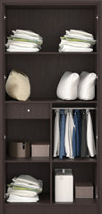 ESTRE Primrose 2 Door Wardrobe In Wenge Colour
