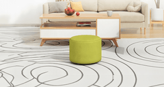 Playful pouf ottoman, Estre designs for modern whimsy.