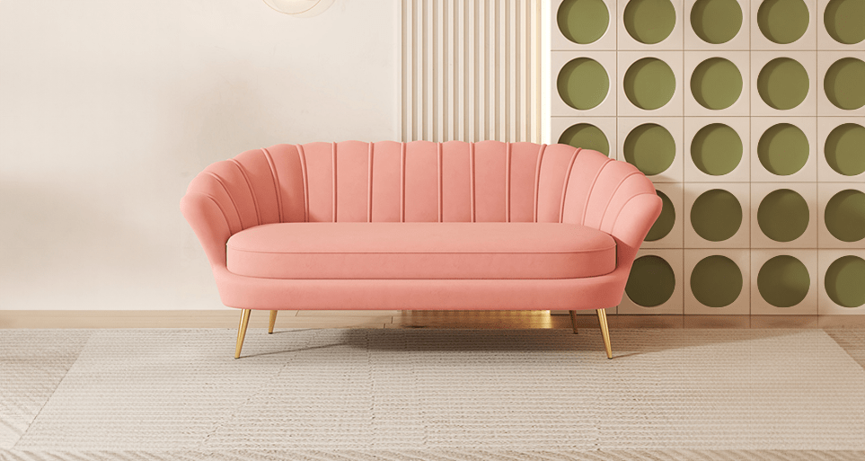 Luxurious leather sofa, embodying sophistication at Estre.