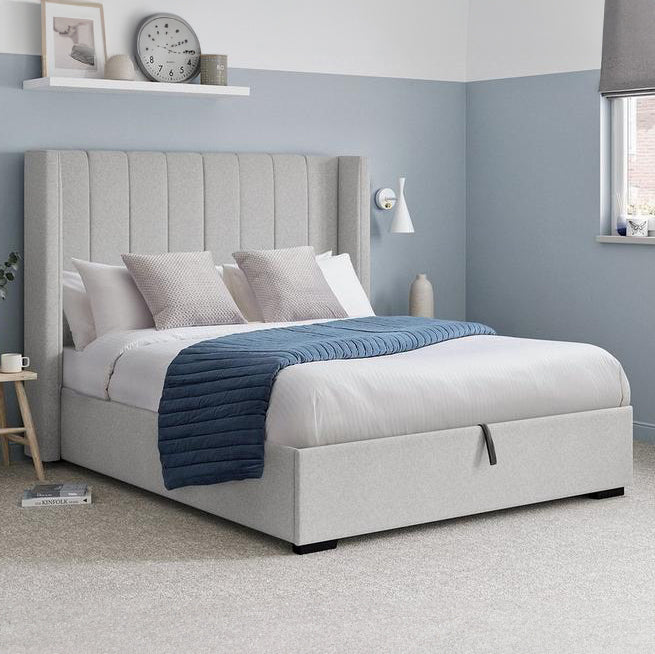 Bed cot Cazewell with Upholstered  Frame From Estre - Direct from Factory (Customizable)