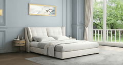 Minimalist floor bed, fostering simplicity and serenity by Estre.