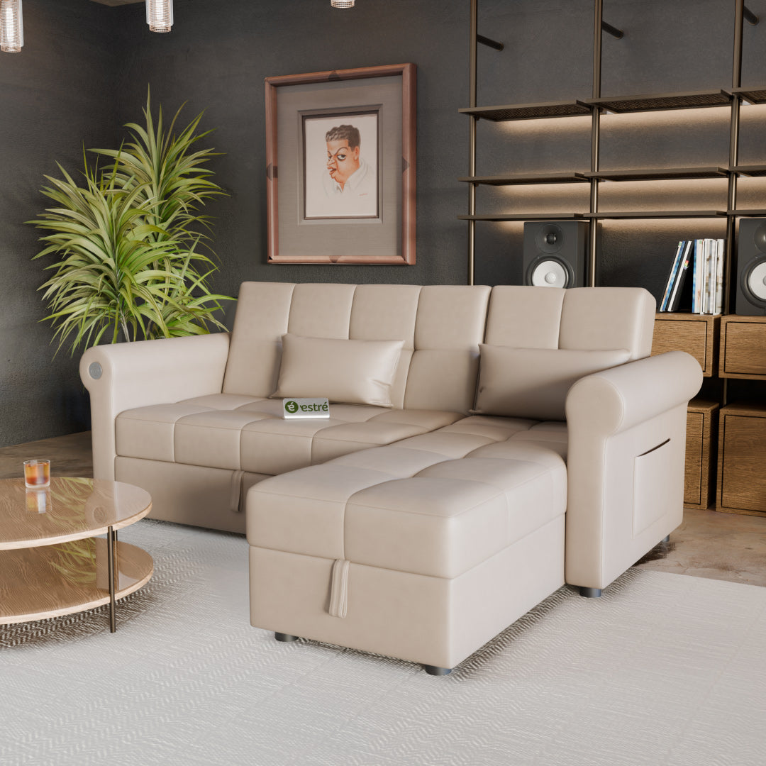 Customizable Dino Sofa cum Bed - Compact, Modern & Versatile for Every Home