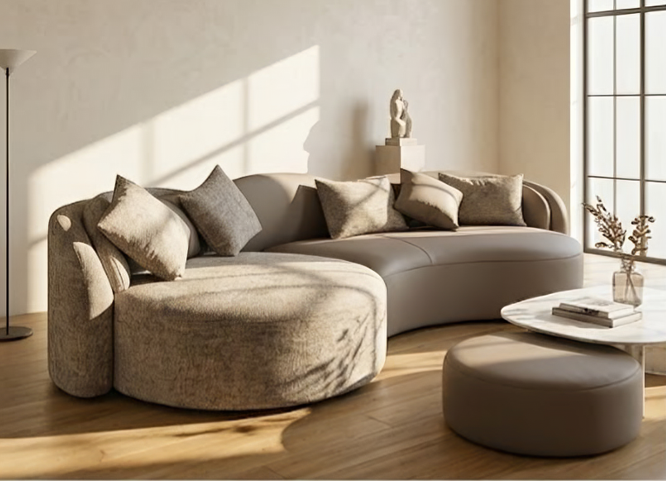 Sofa – Orbit | Curved Modern Design | Made to Order | Estre