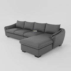 Customizable Cromie L-Shaped Sofa - Cutting Edge Design & Personalized Comfort, Direct from Factory