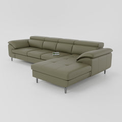 L shape sofa with Headrest Gorhamm From Estre - Direct from Factory (Customizable)