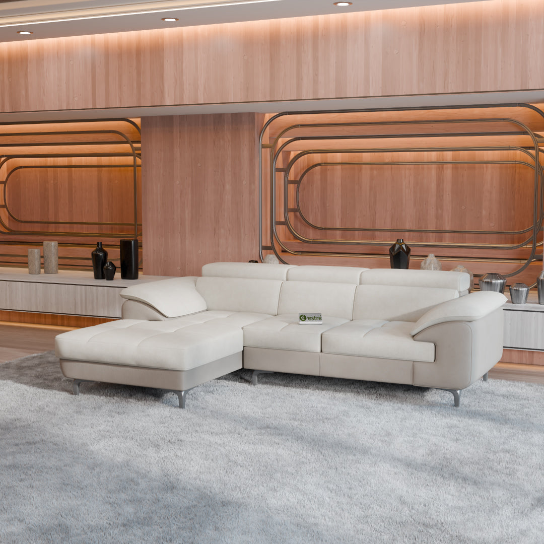 L shape sofa with Headrest Gorhamm From Estre - Direct from Factory (Customizable)