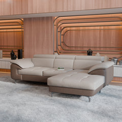 L shape sofa with Headrest Gorhamm From Estre - Direct from Factory (Customizable)