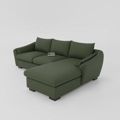 Customizable Cromie L-Shaped Sofa - Cutting Edge Design & Personalized Comfort, Direct from Factory
