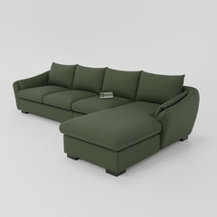 Customizable Cromie L-Shaped Sofa - Cutting Edge Design & Personalized Comfort, Direct from Factory