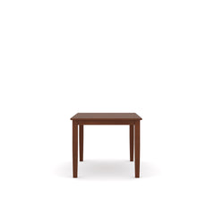 ESTRE Elderberry Solid Wood 6-Seater Dinning Table | 6-Fully Cushioned Fabric Dining Chair in Walnut Finish