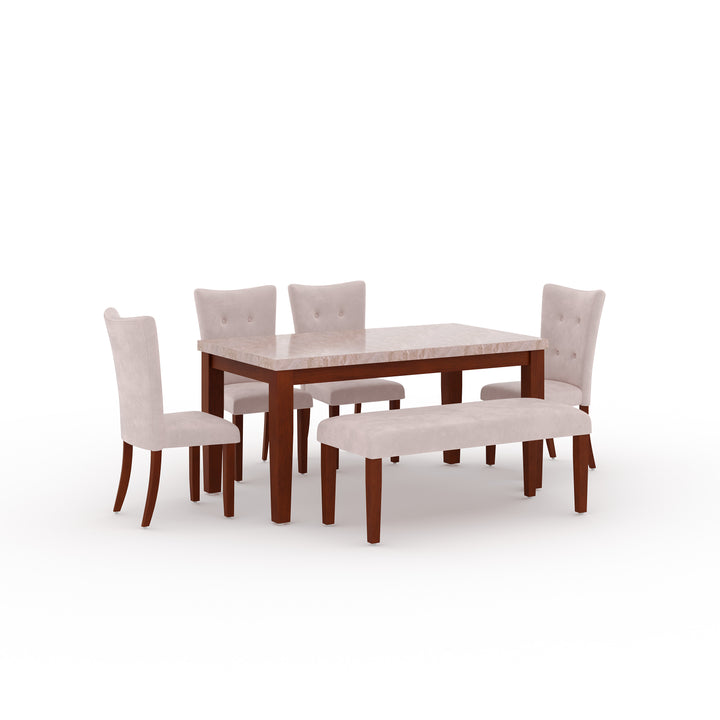 Dining Set 6 seater Marble Top Anemone Estre Maker Near Me