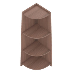 ESTRE Aster Corner Stand in Walnut Finish