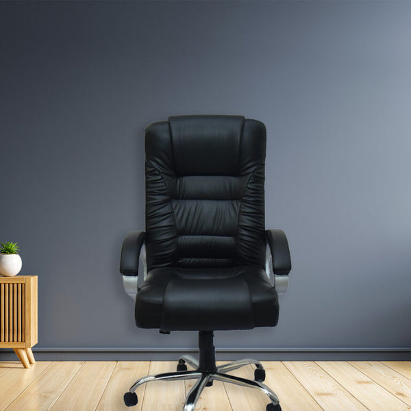 ESTRE Office chair Dennis Black High Back  Upholstered with Leatherette