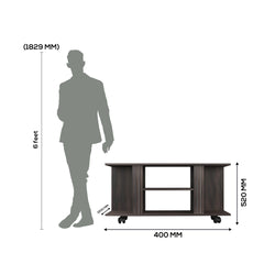 ESTRE Lavender Tv Console For TVs Up To 40" In Wyoming Maple Colour