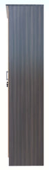 ESTRE Lily 2 Door Wardrobe With Mirror In Wyoming Maple With Urban Teak Colour