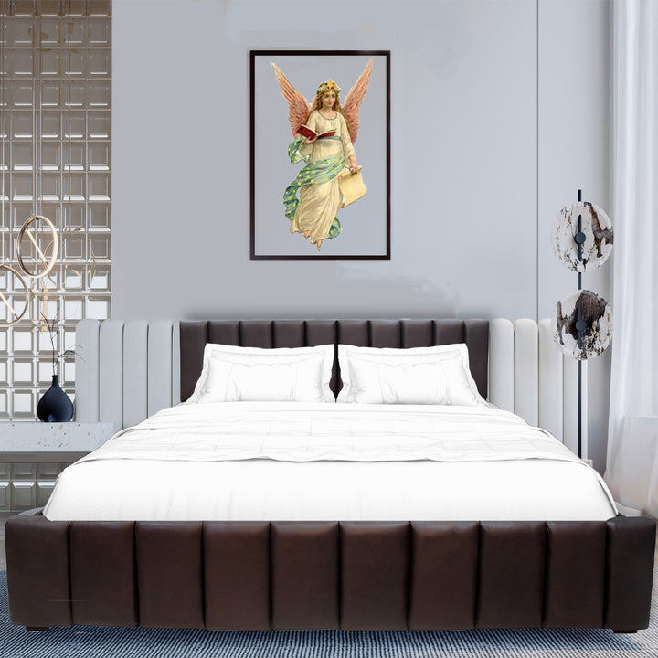 Queen Size Bed Upholstered Diwan Cot Sumatra Estre Maker Near Me