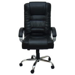 ESTRE Office chair Dennis Black High Back  Upholstered with Leatherette