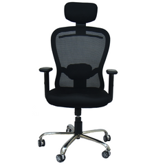 ESTRE Office Chair Griffin Black with High Back Mesh
