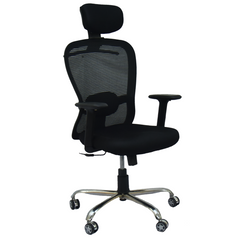 ESTRE Office Chair Griffin Black with High Back Mesh